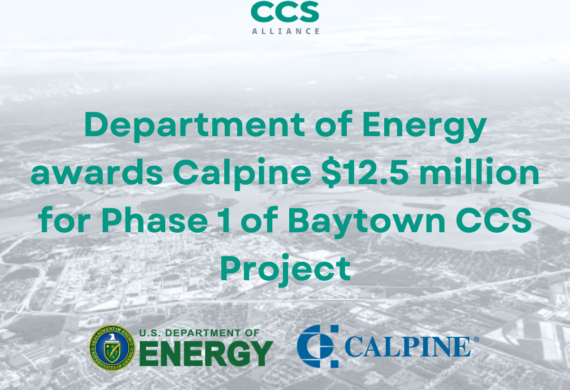 Calpine and US Department of Energy Advance Grant Process for Baytown CCS Project
