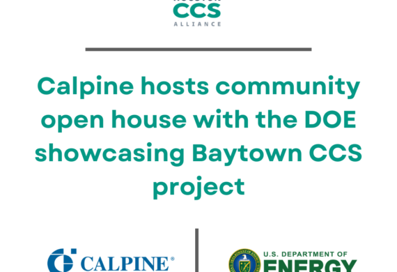 Calpine hosts community open house with the Department of Energy showcasing Baytown CCS project